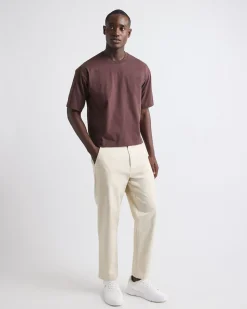 Heavy Oversized Crew-Neck Cropped Tee