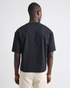 Heavy Oversized Crew-Neck Cropped Tee