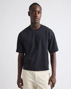 Heavy Oversized Crew-Neck Cropped Tee