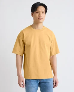 Heavy Oversized Short-Sleeve Crew-Neck Tee