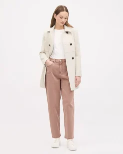 High-Rise Barrel Jeans