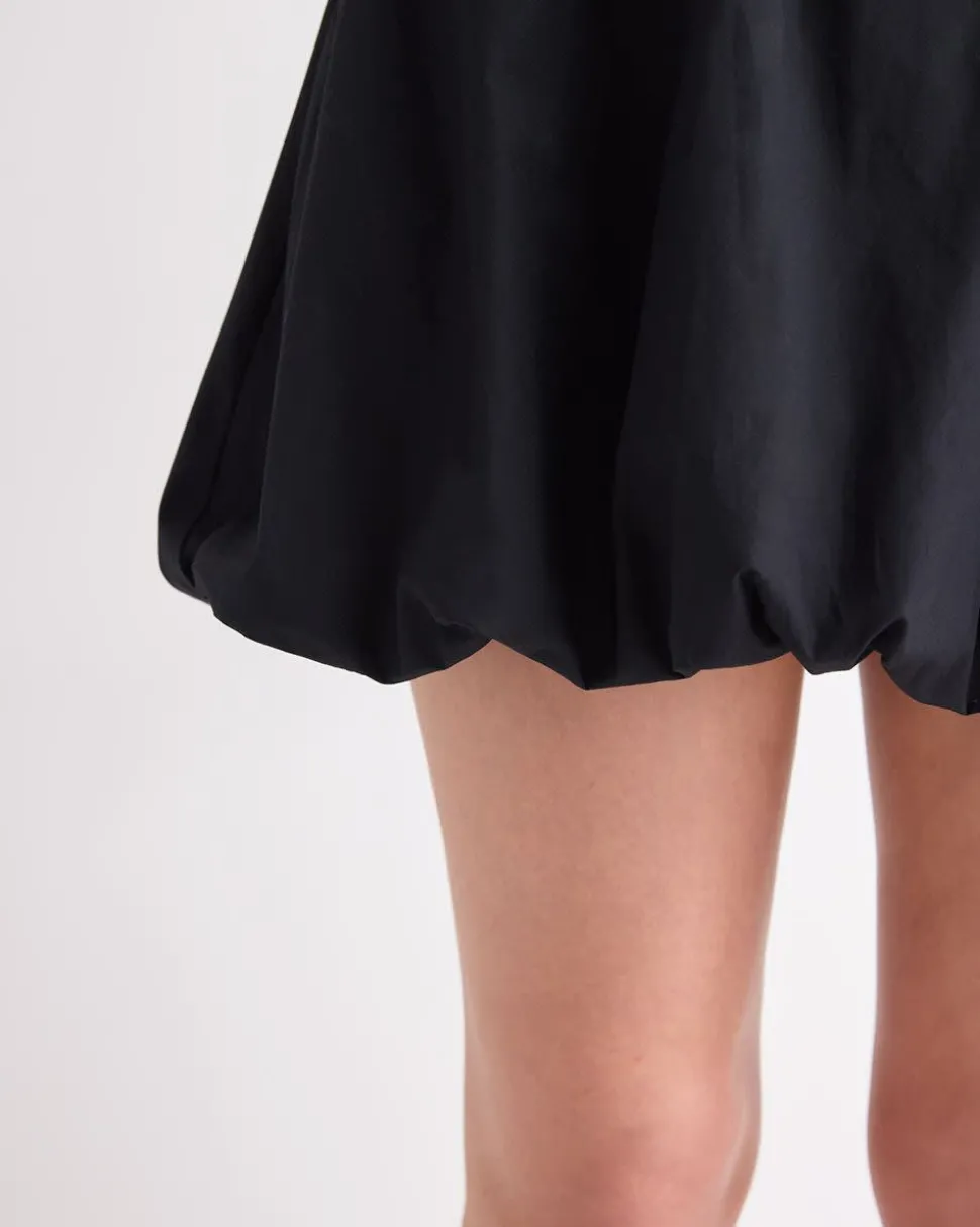 High-Rise Bubble Mini Skirt