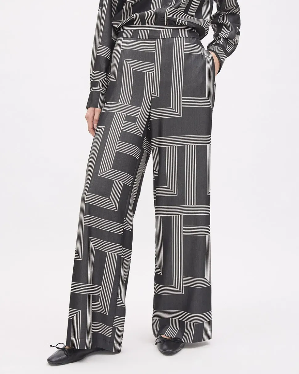 High-Rise Fluid Wide-Leg Pant