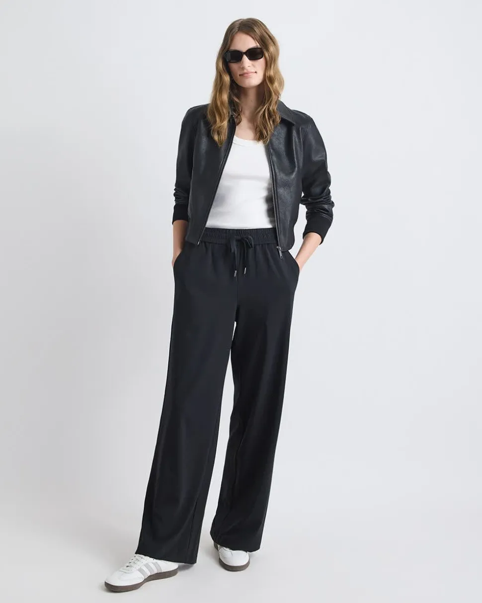 High-Rise Wide-Leg 4-Way Stretch Pant