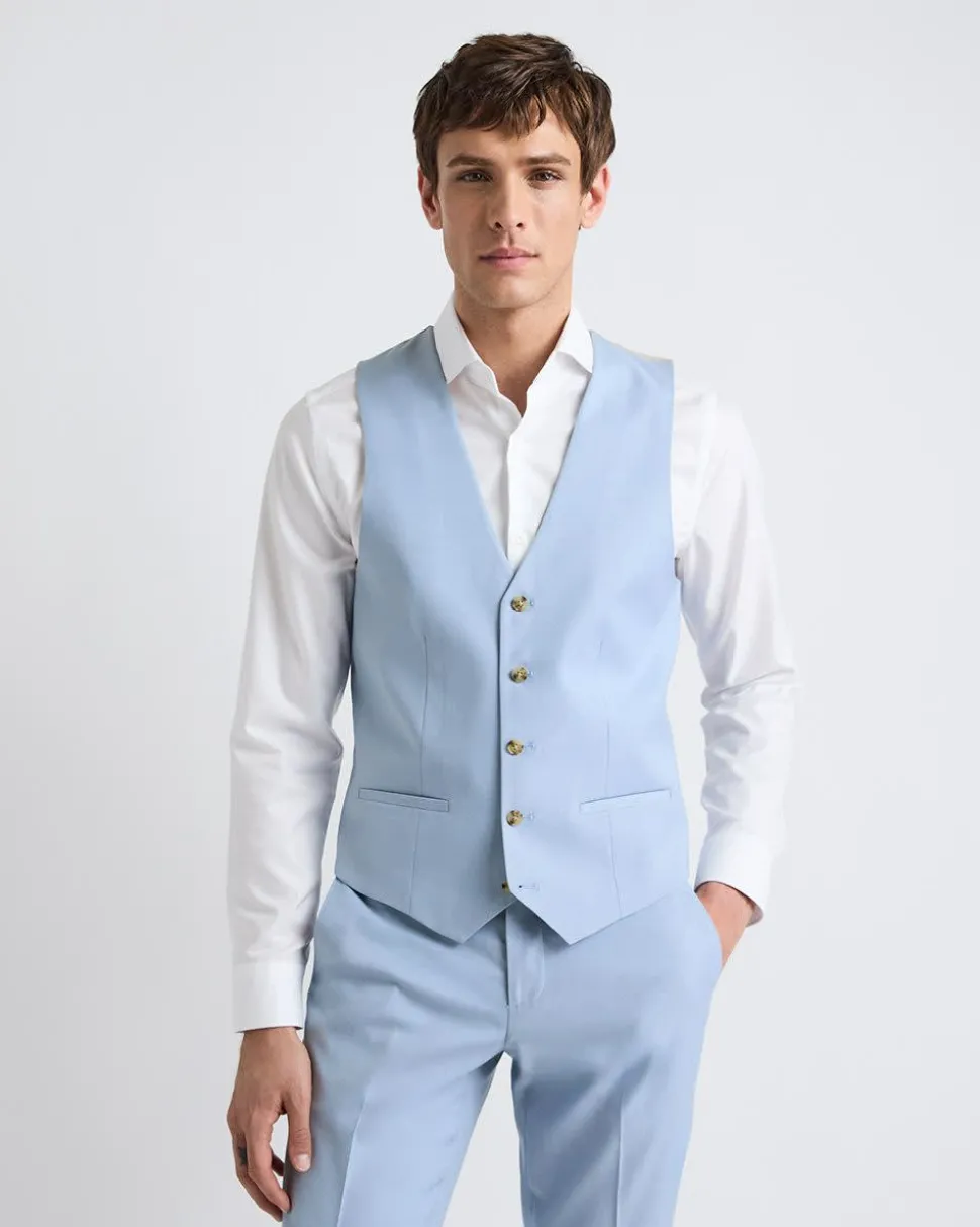 Light Blue Suit Vest