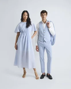 Light Blue Suit Vest