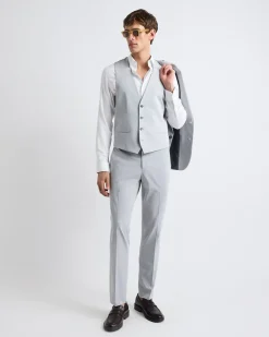 Light Grey Suit Vest