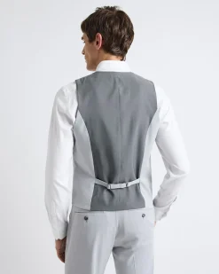 Light Grey Suit Vest