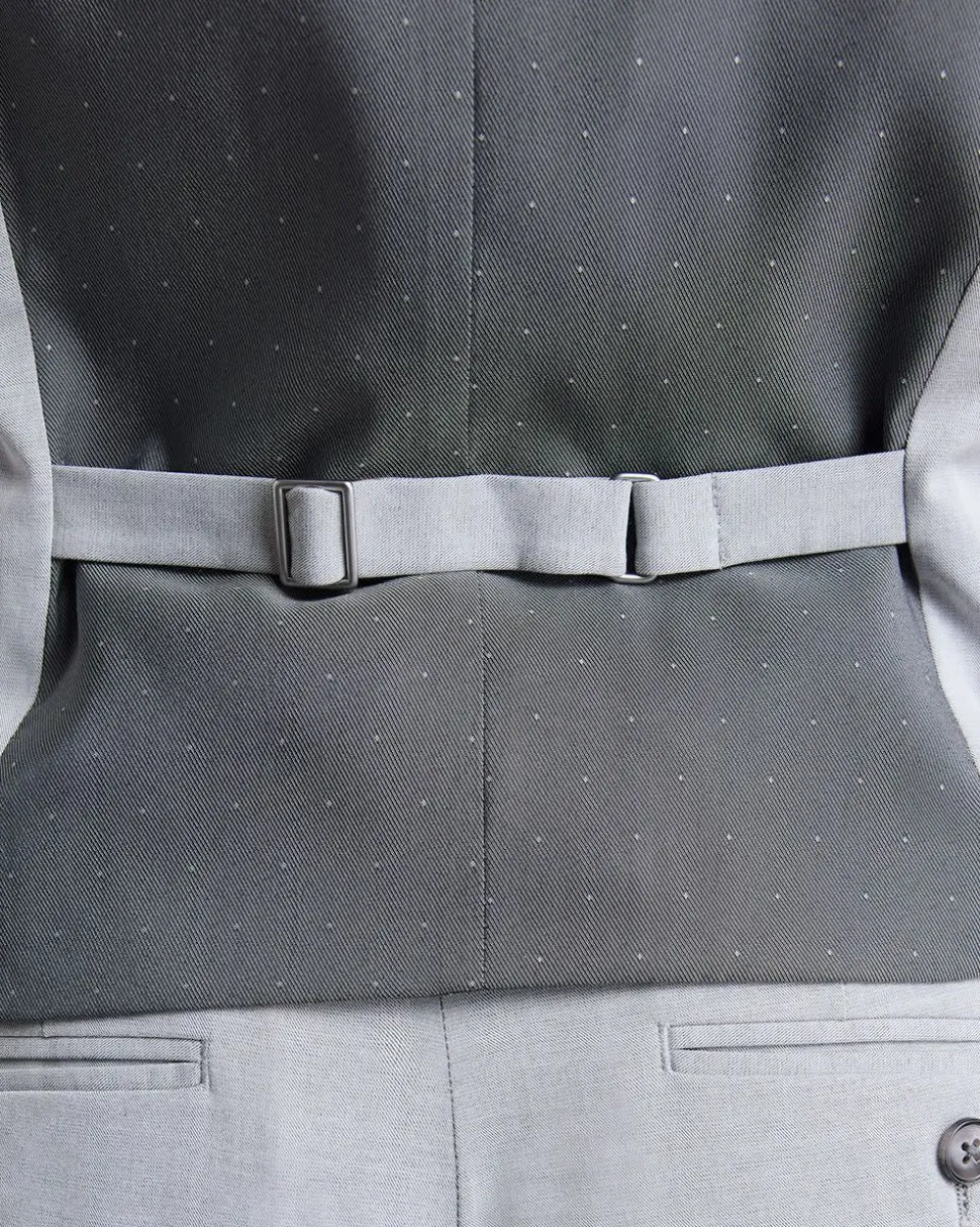 Light Grey Suit Vest