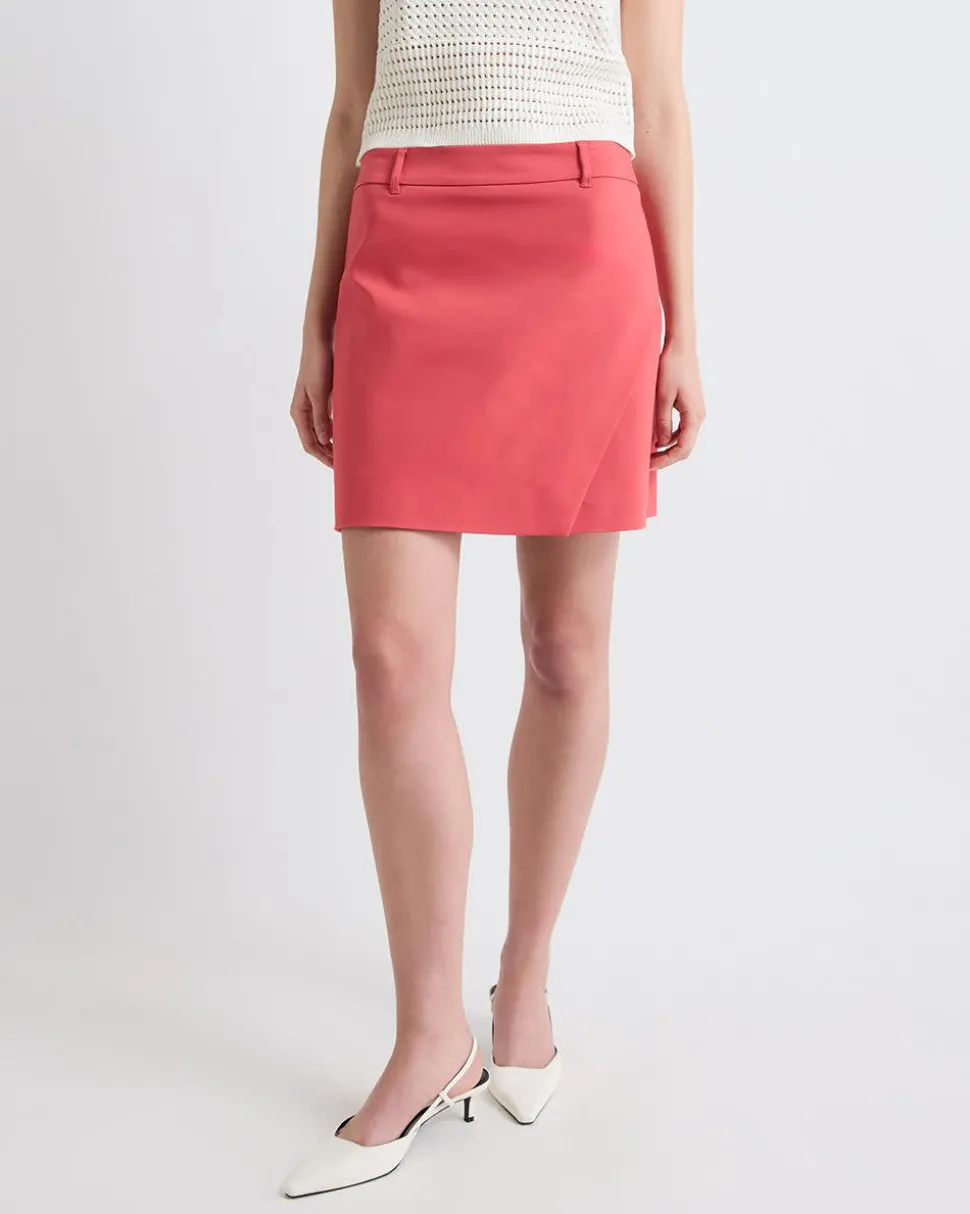 Limitless A-Line Mini Skirt with Wrap Detail