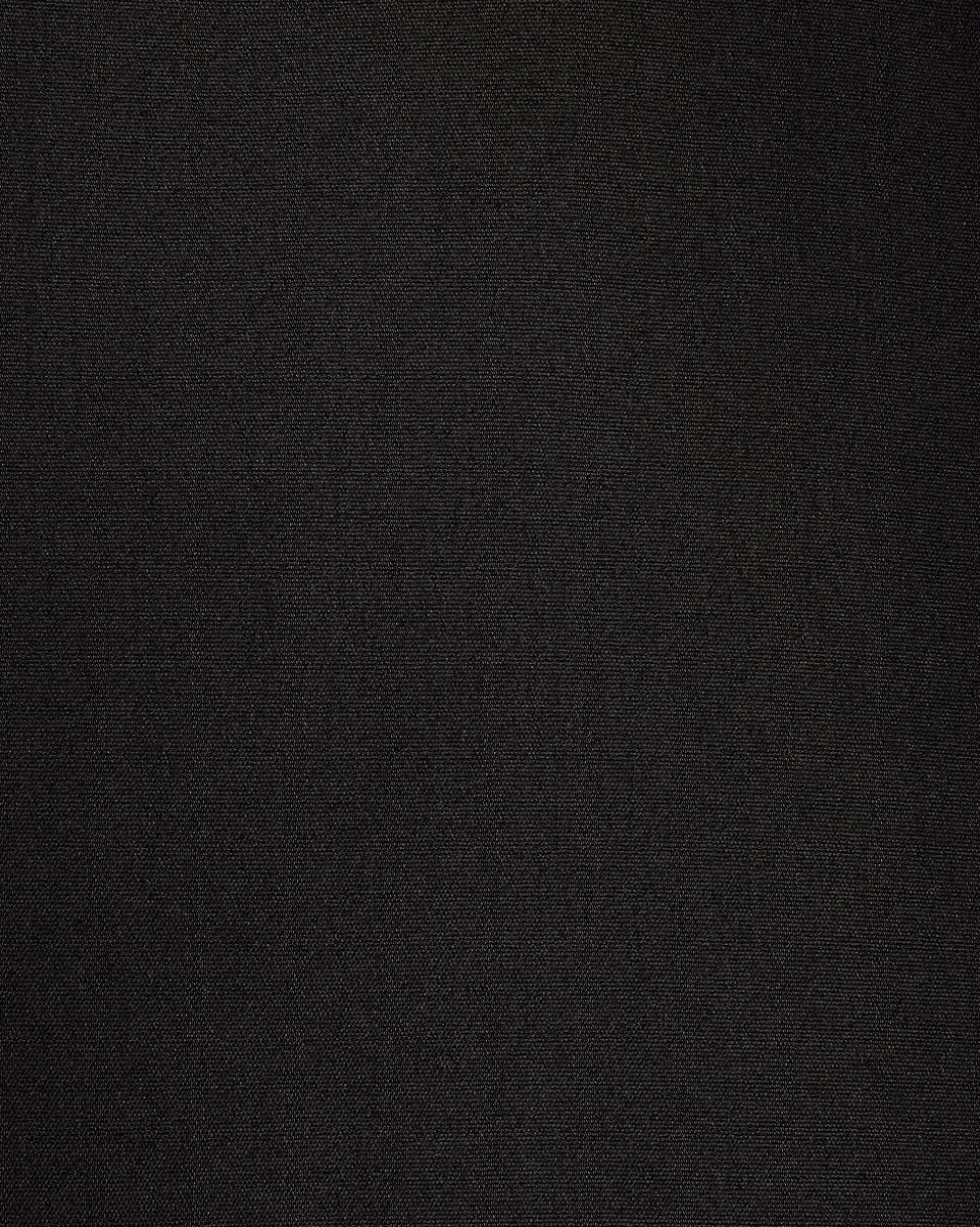 Limitless Black Mid-Rise Long Slim-Leg Signature Pant