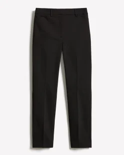 Limitless Black Mid-Rise Slim-Leg Curvy Ankle Pant
