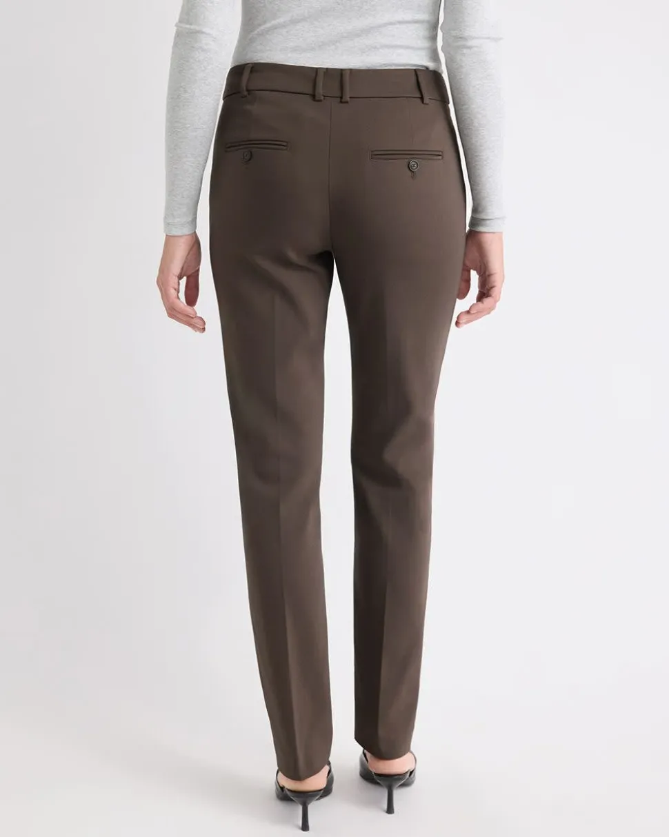 Limitless Mid-Rise Long Slim-Leg Signature Pant