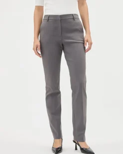 Limitless Mid-Rise Long Slim-Leg Signature Pant