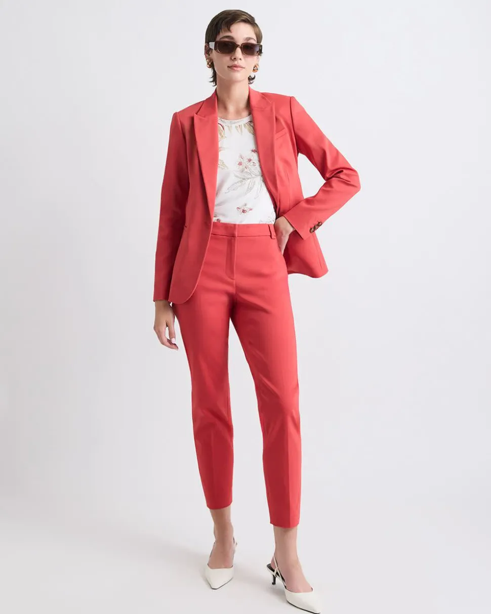 Limitless Mid-Rise Slim-Leg Ankle Signature Pant