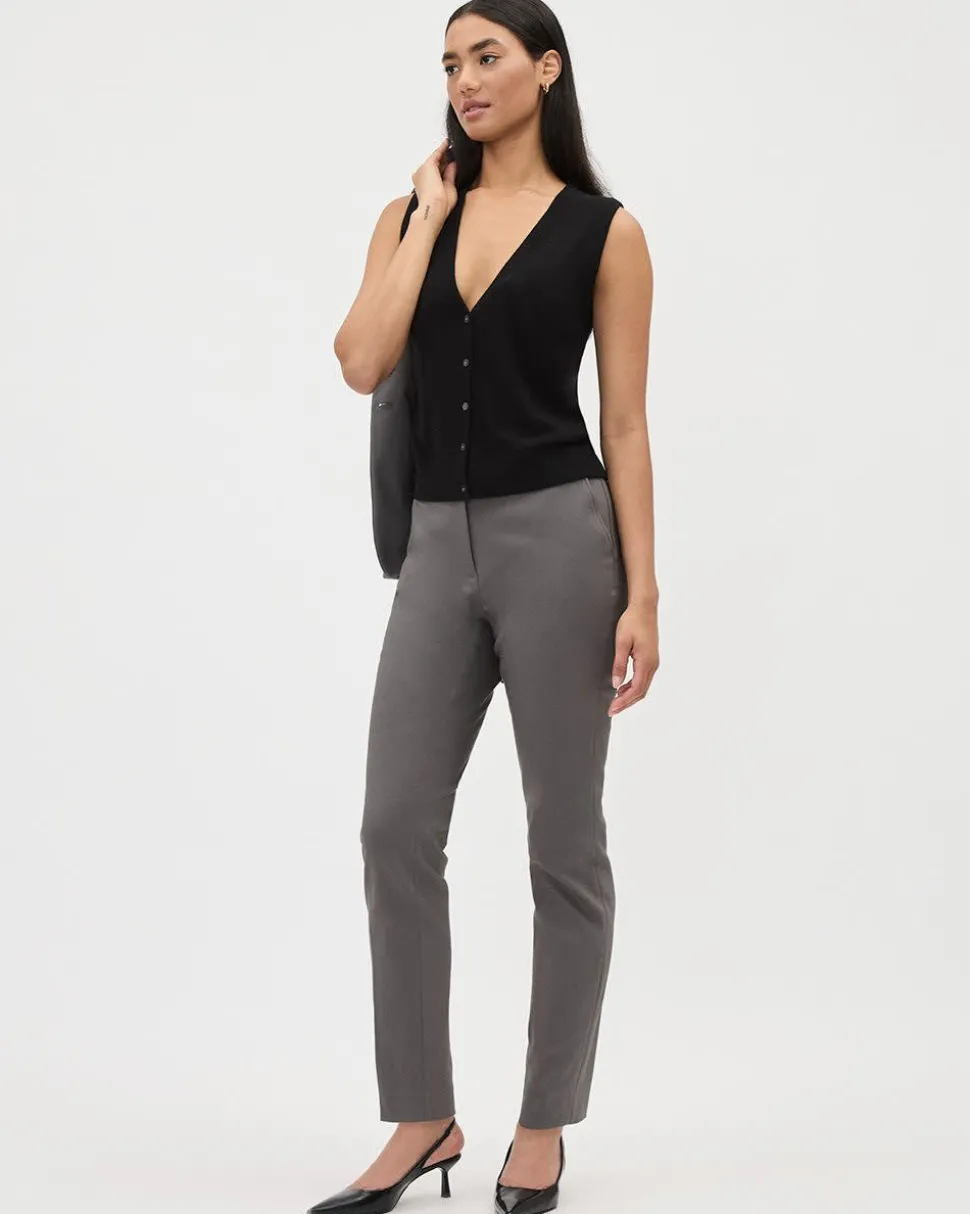 Limitless Mid-Rise Slim-Leg Signature Pant