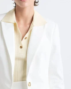 Limitless One-Button Fitted Blazer