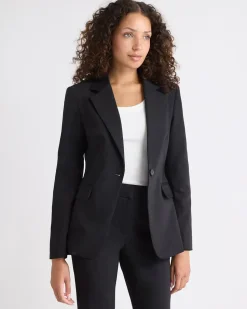 Limitless One-Button Fitted Blazer