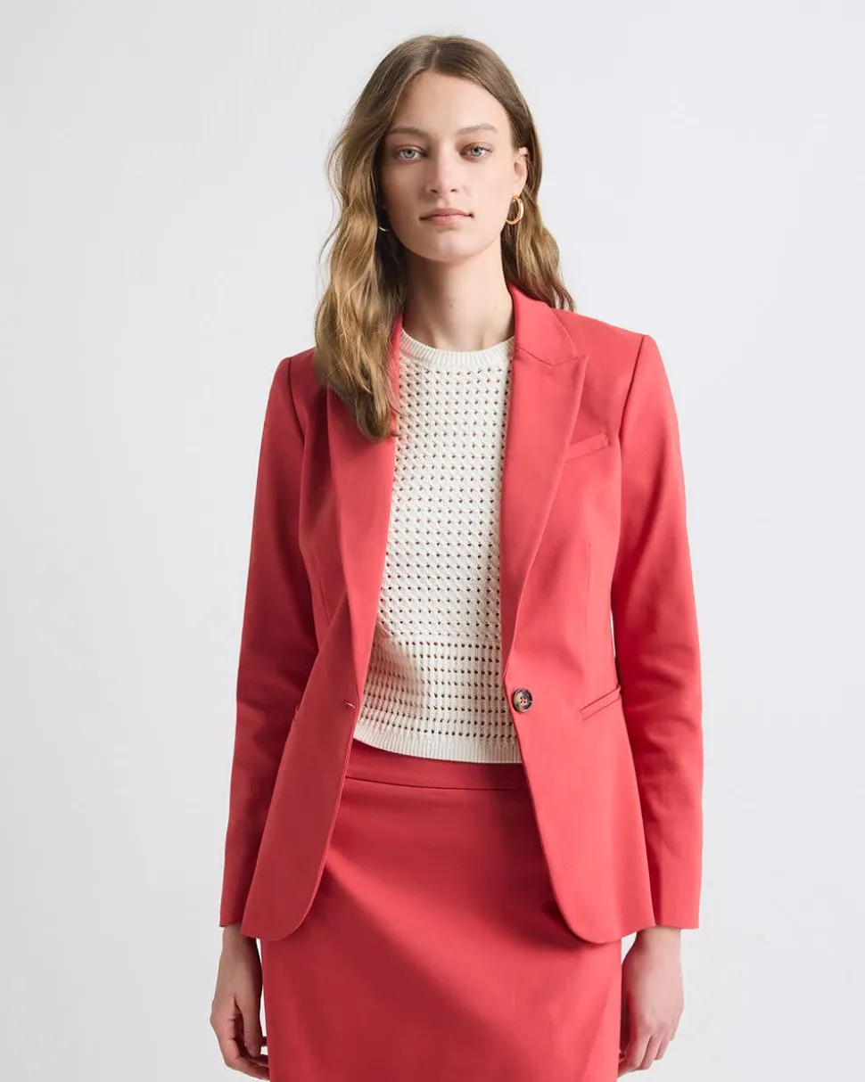 Limitless One-Button Fitted Blazer