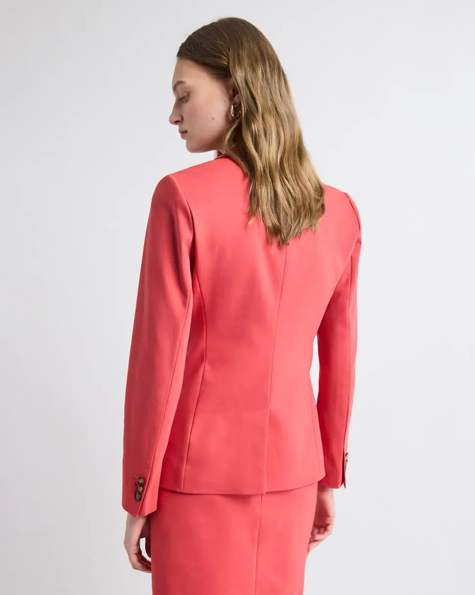 Limitless One-Button Fitted Blazer