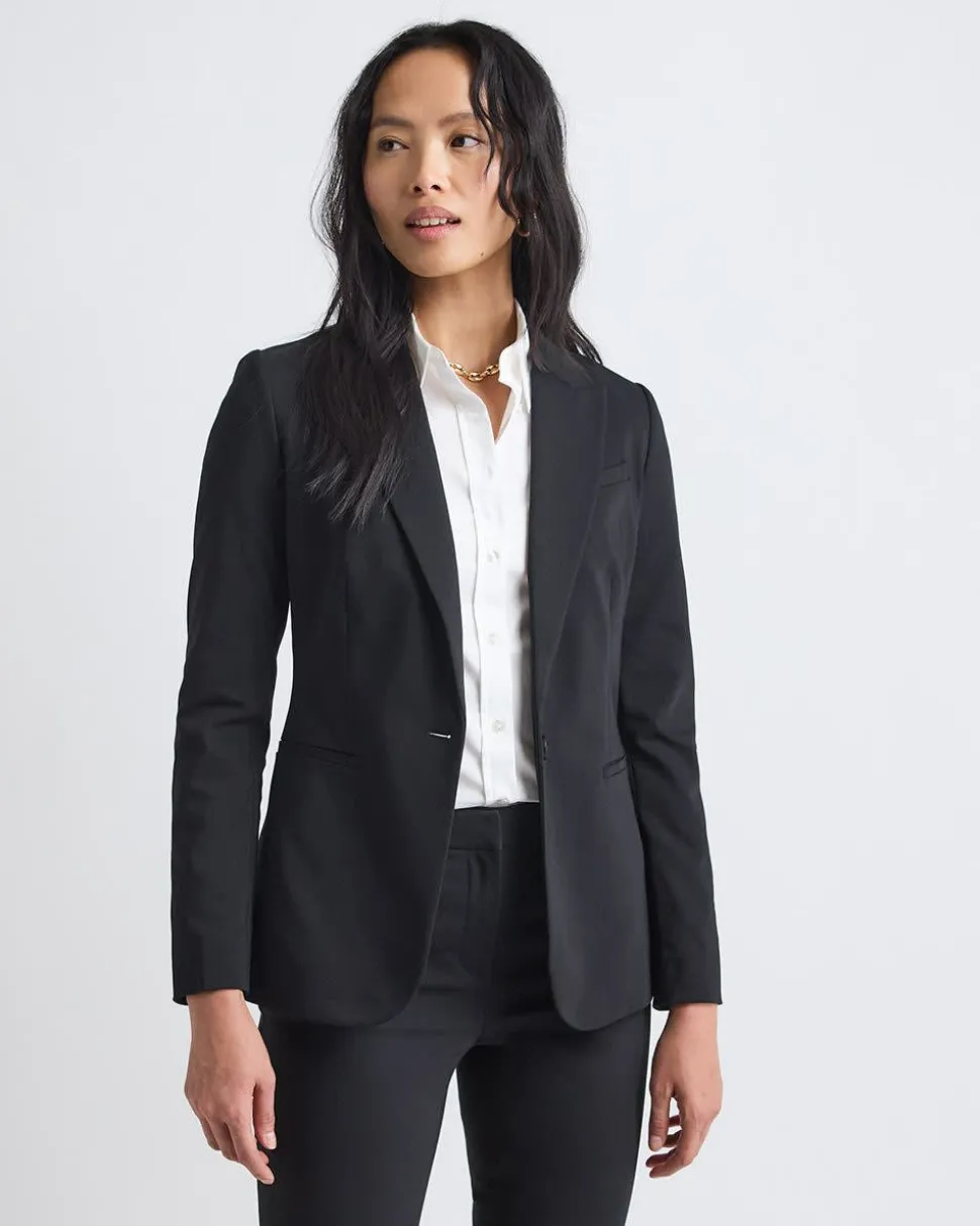 Limitless One-Button Fitted Blazer