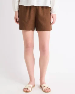 Linen High-Waisted Short