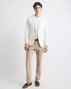 Linen-Blend Blazer