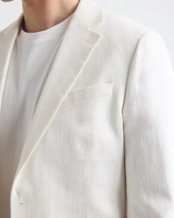 Linen-Blend Blazer