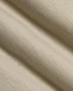 Linen-Blend Pants with Elastic Waistband and Drawstring