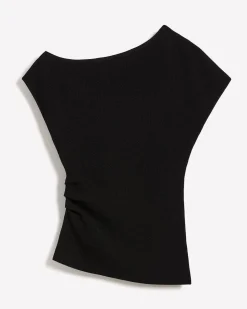 Long Asymmetrical Draped Sweater