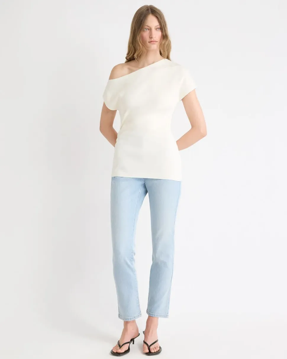 Long Asymmetrical Draped Sweater