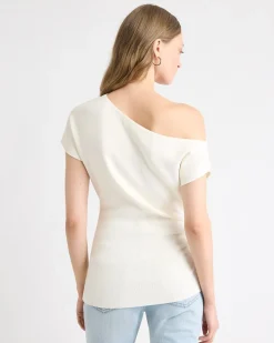 Long Asymmetrical Draped Sweater