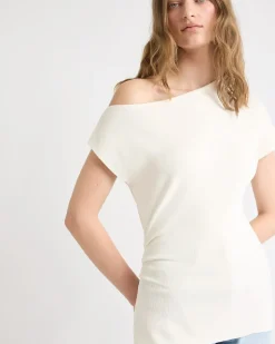 Long Asymmetrical Draped Sweater