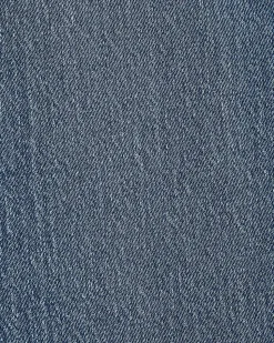 Long Medium-Wash Straight-Leg Jeans