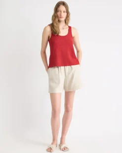 Loose Crochet Tank Top