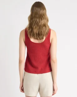 Loose Crochet Tank Top