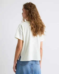 Loose Short-Sleeve Crew-Neck Tee