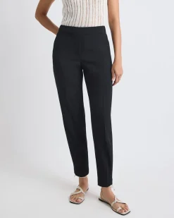 Mid-Rise Tapered-Leg Flowy Jogger Pant
