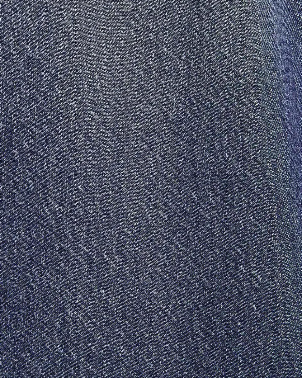 Mid-Rise Wide-Leg Medium-Wash Jeans