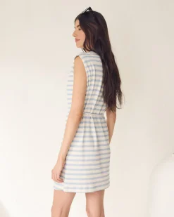 Mini Extended-Sleeve Dress with Removable Rope Belt