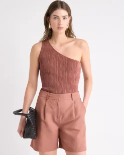 One-Shoulder Bodycon Tank