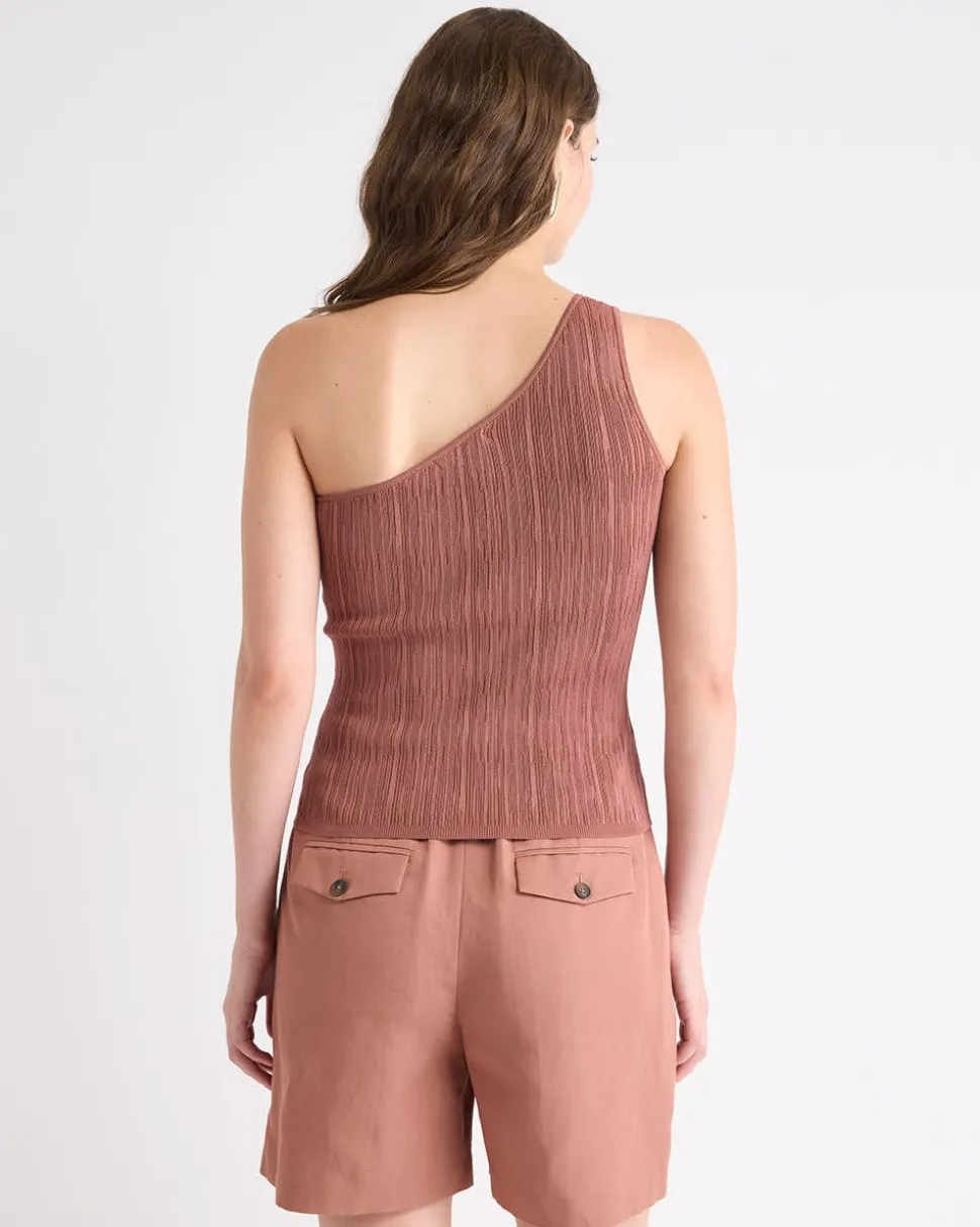 One-Shoulder Bodycon Tank