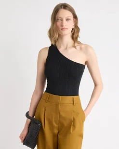 One-Shoulder Bodycon Tank
