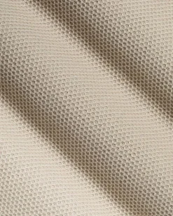 Oversized Short-Sleeve Textured Polo