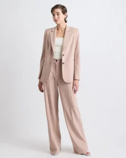 Pink Two-Button Blazer