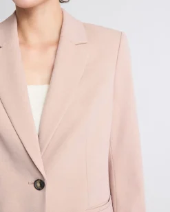 Pink Two-Button Blazer