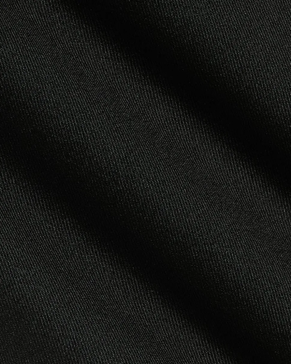 Pleated Tapered-Leg City Pant