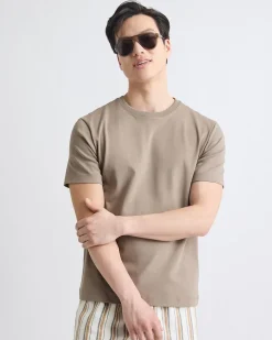 Refined InterLock Cotton Crew-Neck T-Shirt