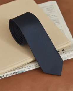 Regular Solid Navy Tie