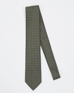 Regular Tie with Vintage Geometric Pattern